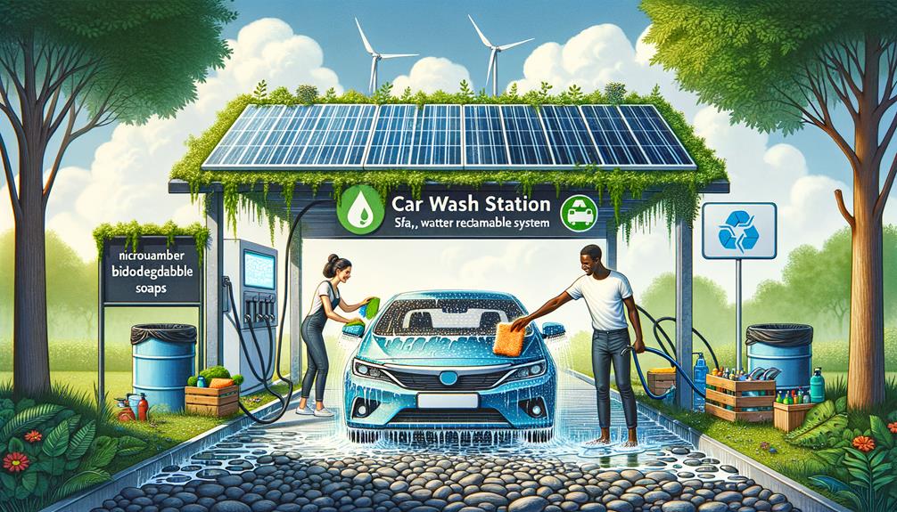 environmentally conscious car washing